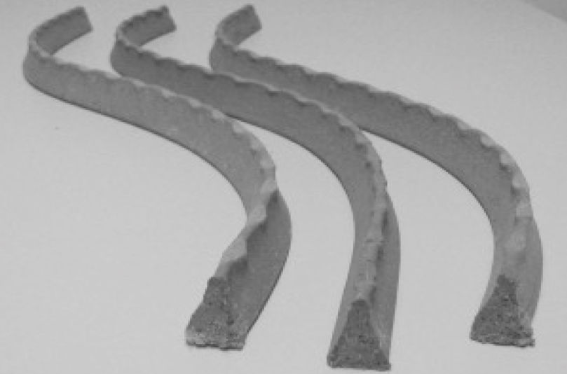 eFBe Faserbeton Schlangen mit Noppen, 80cm