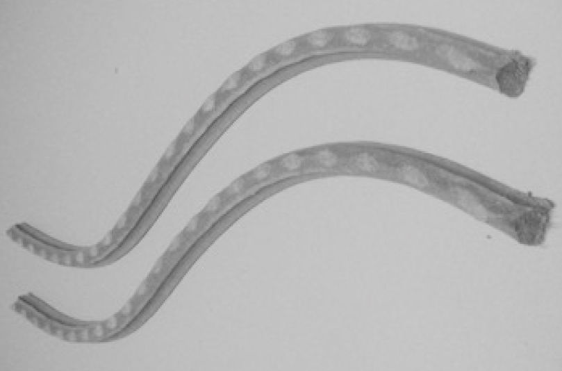 eFBe Faserbeton Schlangen mit Noppen, 100cm